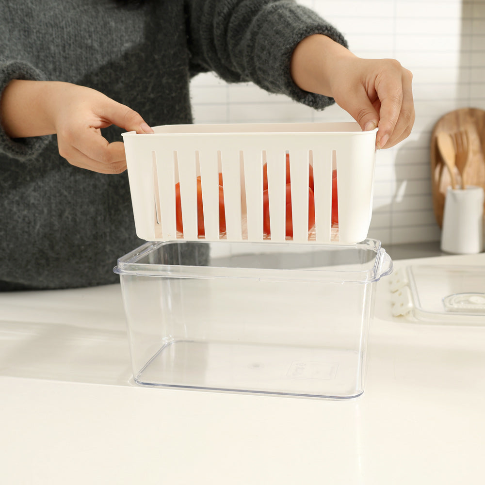 Frais Fridge Dated Box Medium - Clear White