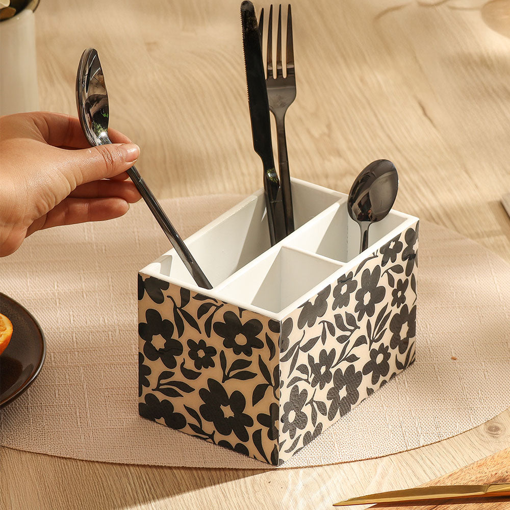 Francis Cutlery Holder - Monochrome