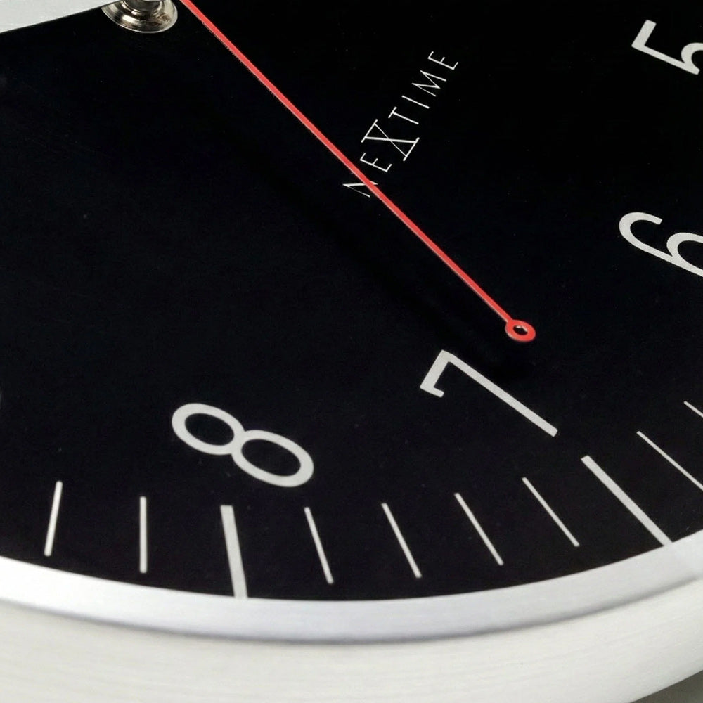 Frankfurt Dome Wall Clock 30cm - Black
