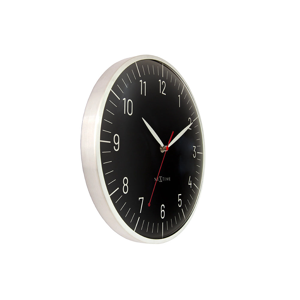 Frankfurt Dome Wall Clock 30cm - Black