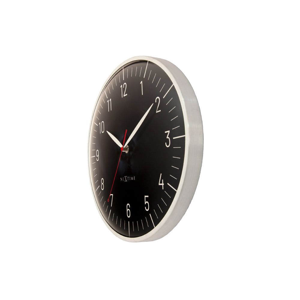 Frankfurt Dome Wall Clock 30cm - Black