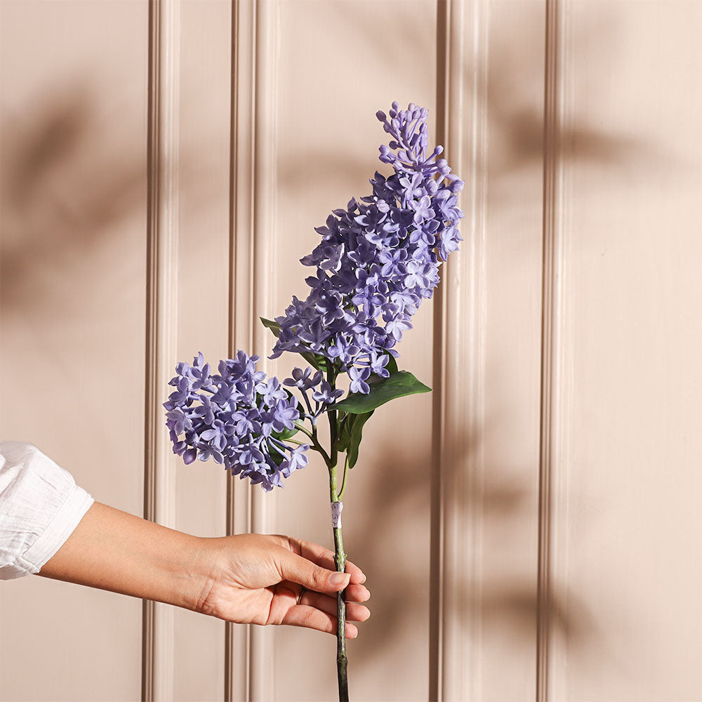 French Lilac Faux Stem - Purple