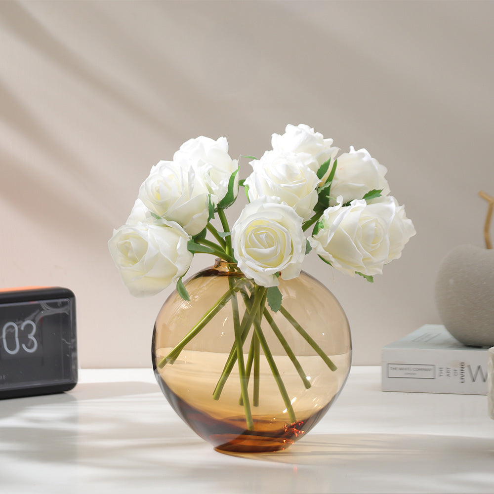 French Roses Faux Bunch Short - Ivory