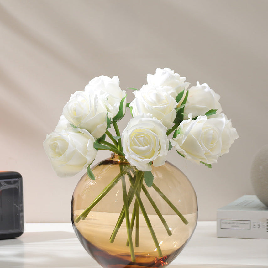 French Roses Faux Bunch Short - Ivory