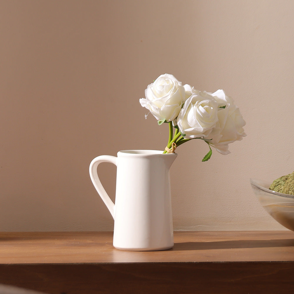 French Roses Faux Bunch Short - Ivory