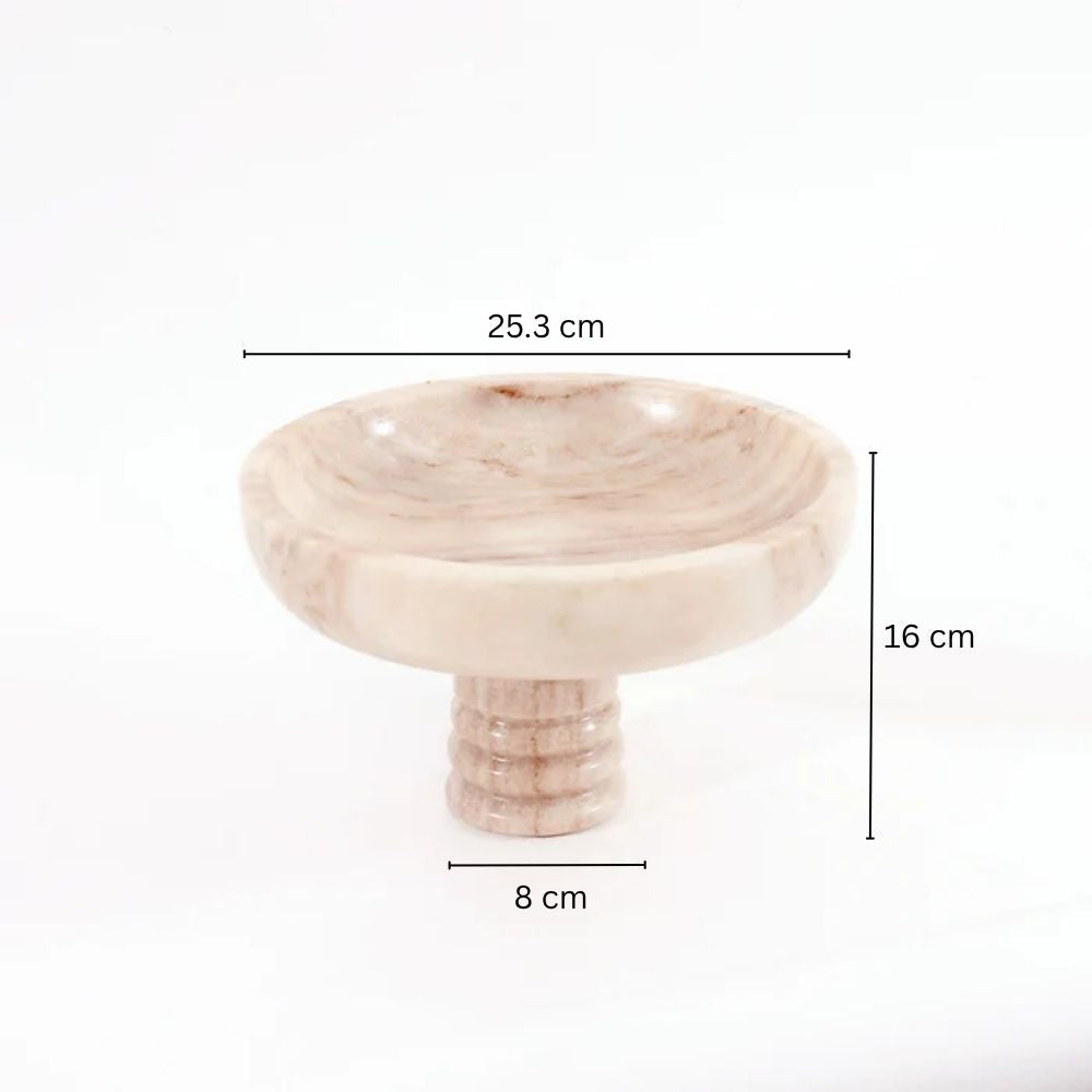 Fresca Marble Elevated Bowl Medium - Beige