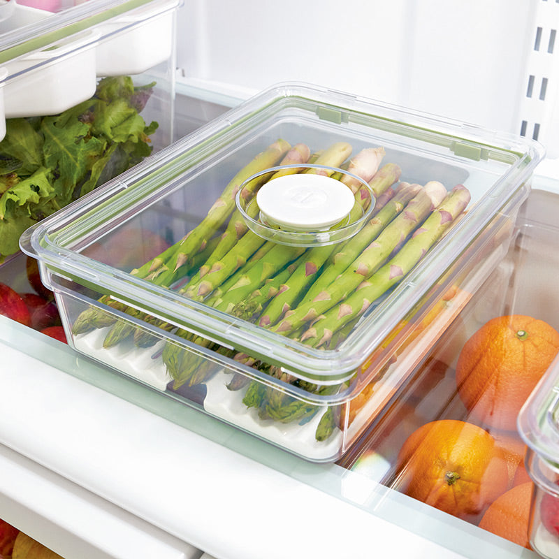 Interdesign Short Storage Container with Insert Tray Large