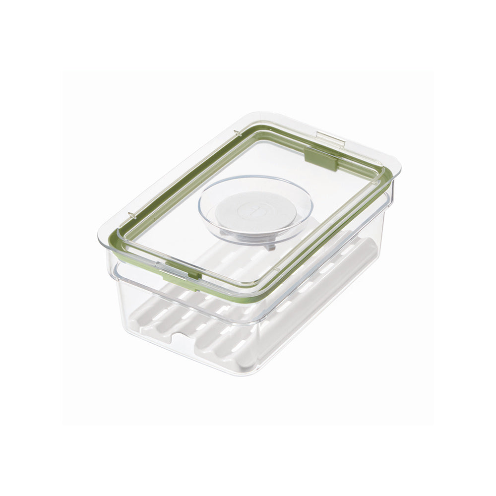 Short Produce Storage Container with Insert Tray Medium