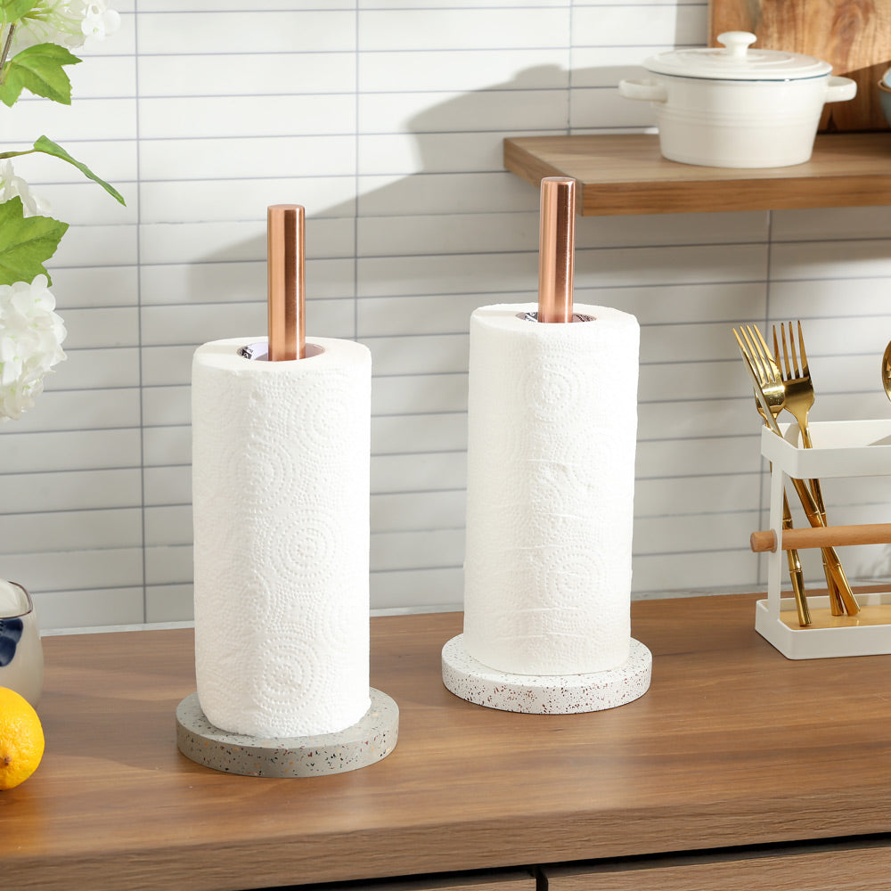 Fuse Paper Towel Holder - Speckled White