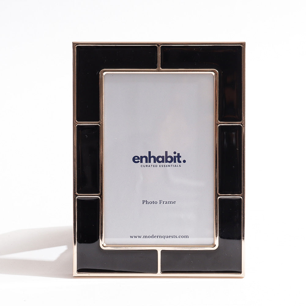 Gala Photo Frame Medium - Black Gold