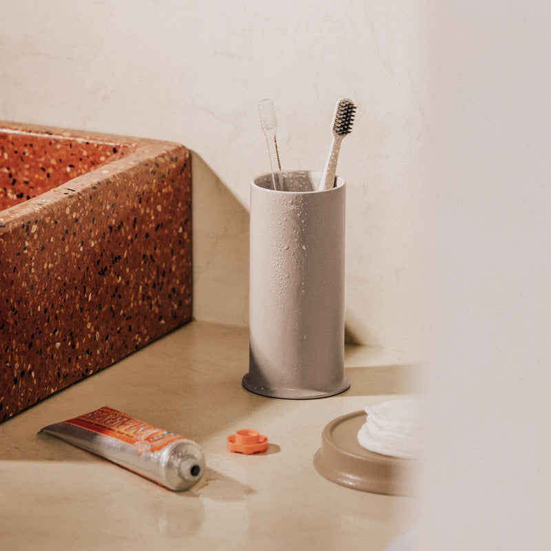 Geyser Toothbrush Tumbler - Taupe