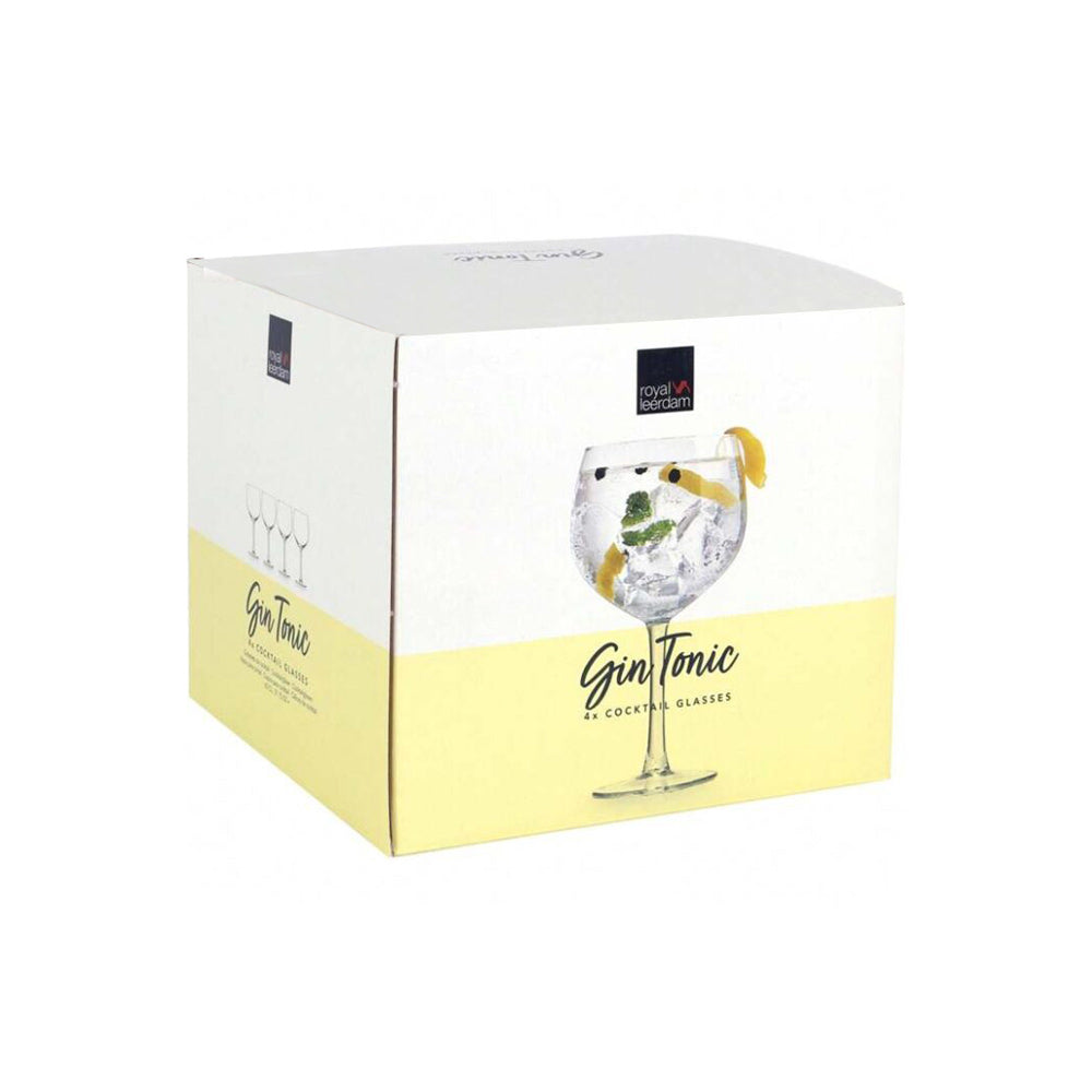 Gin & Tonic Glasses 650ml, Set of 4