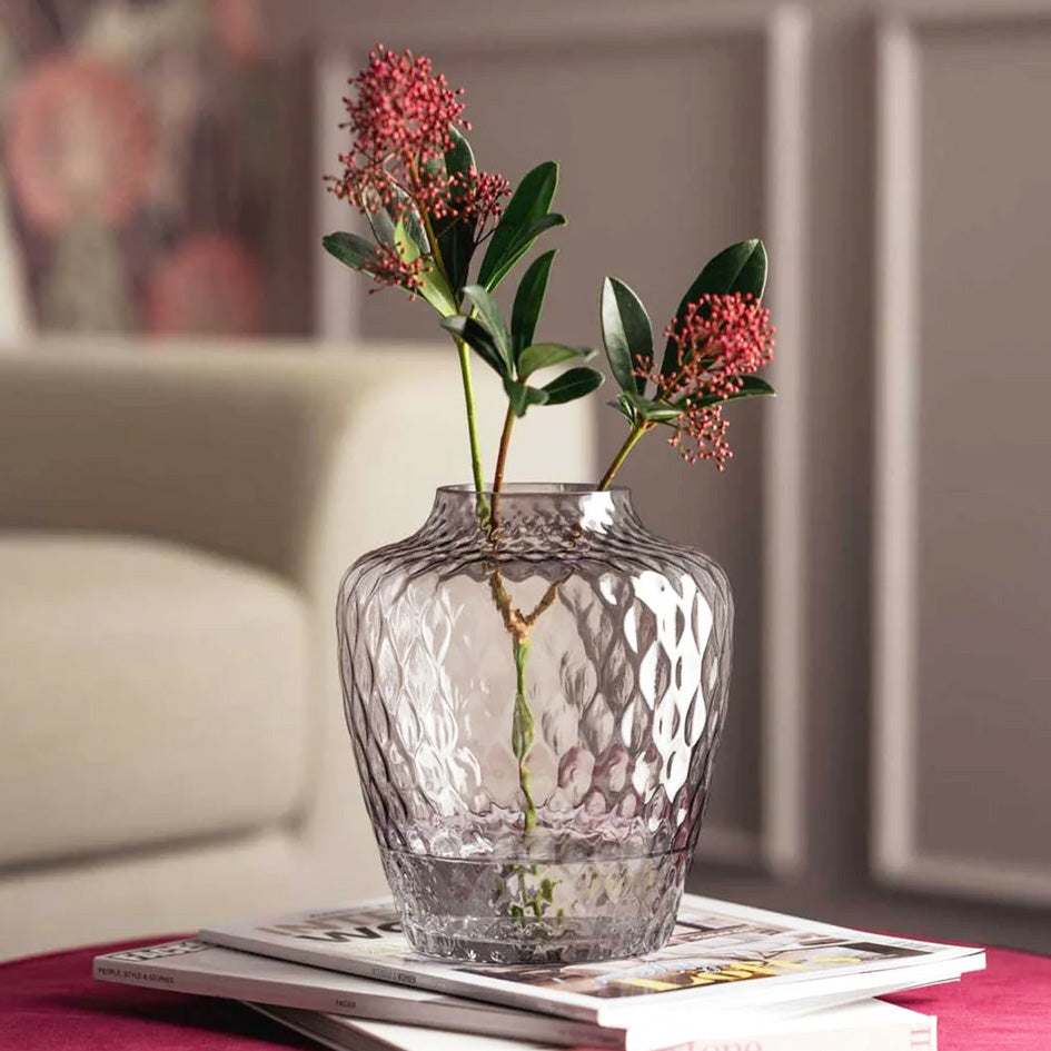 Giulia Glass Vase Medium - Grey