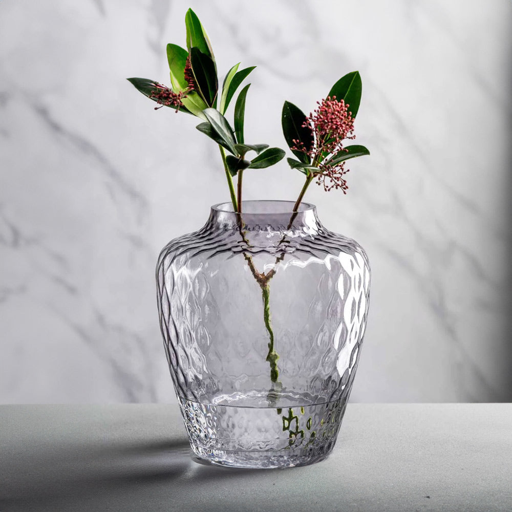 Giulia Glass Vase Medium - Grey