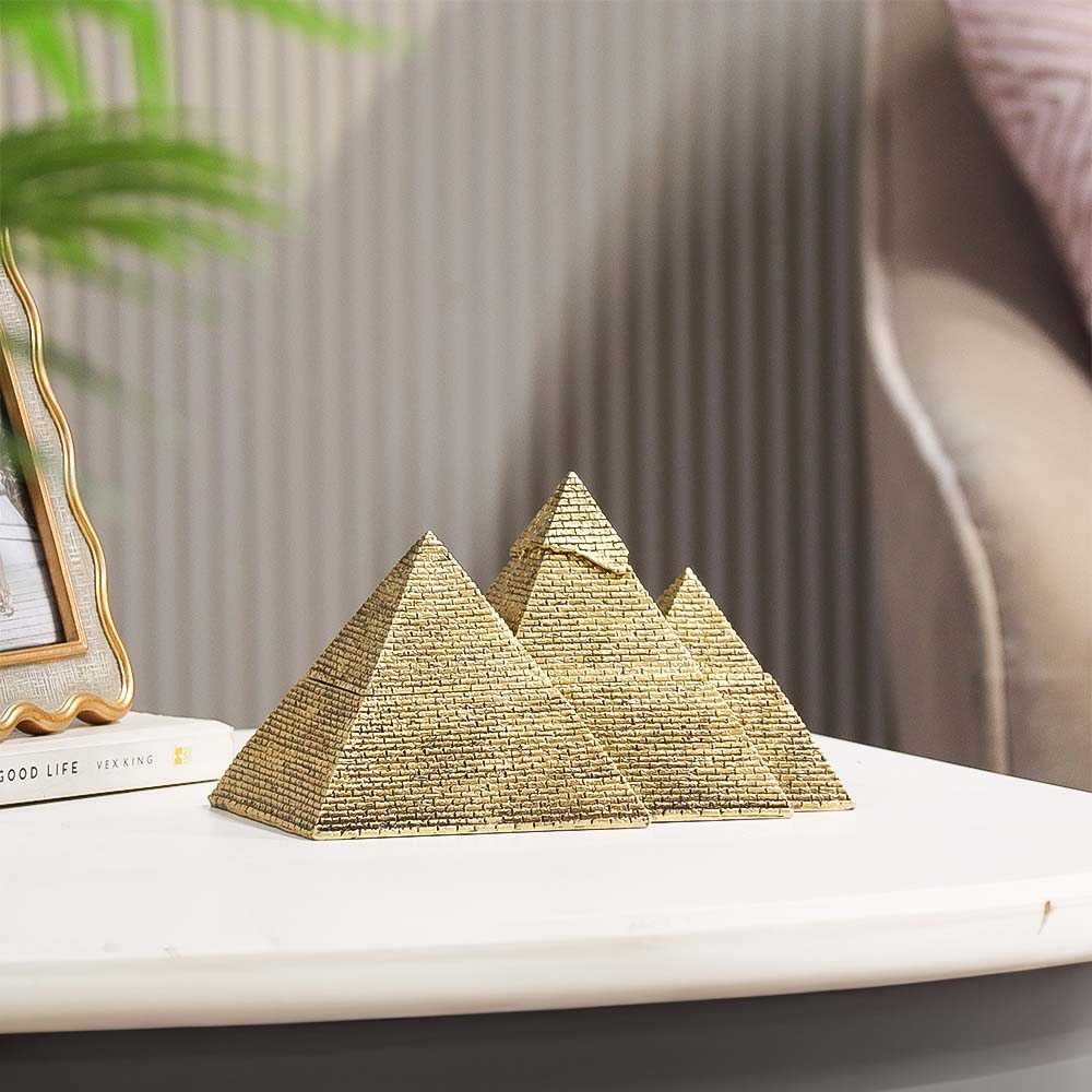 Giza Storage Box - Dull Gold