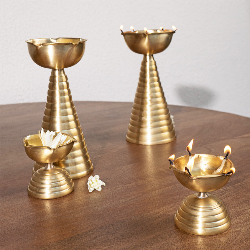 Brass Diyas Gift Set of 2