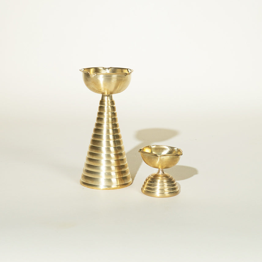 Brass Diyas Gift Set of 2