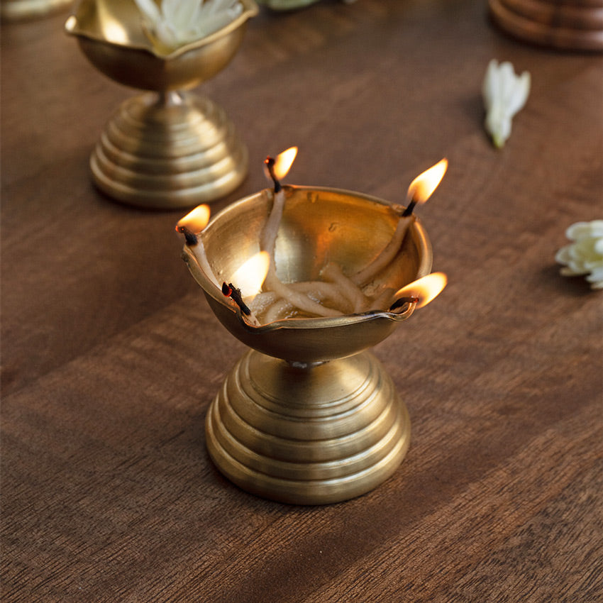 Brass Diyas Gift Set of 2