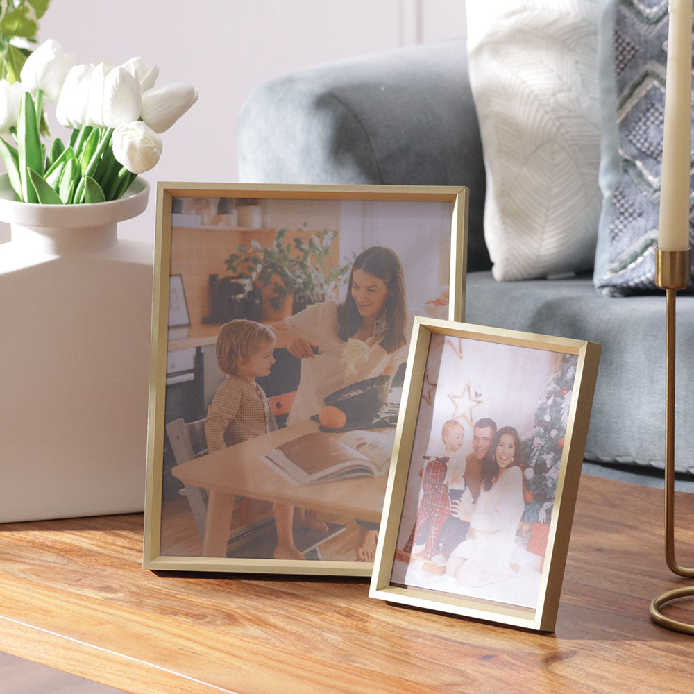 Gleam Metal Photo Frame Extra Large - Gold
