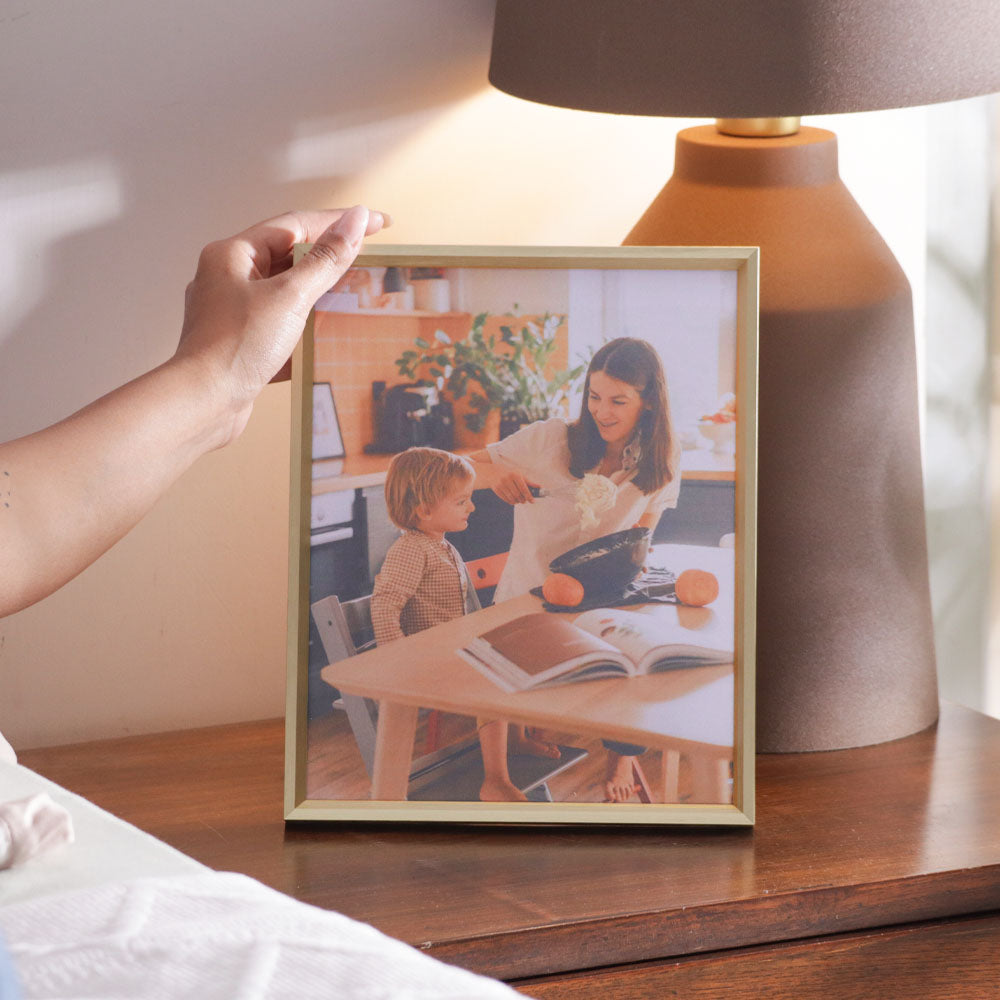 Gleam Metal Photo Frame Extra Large - Gold