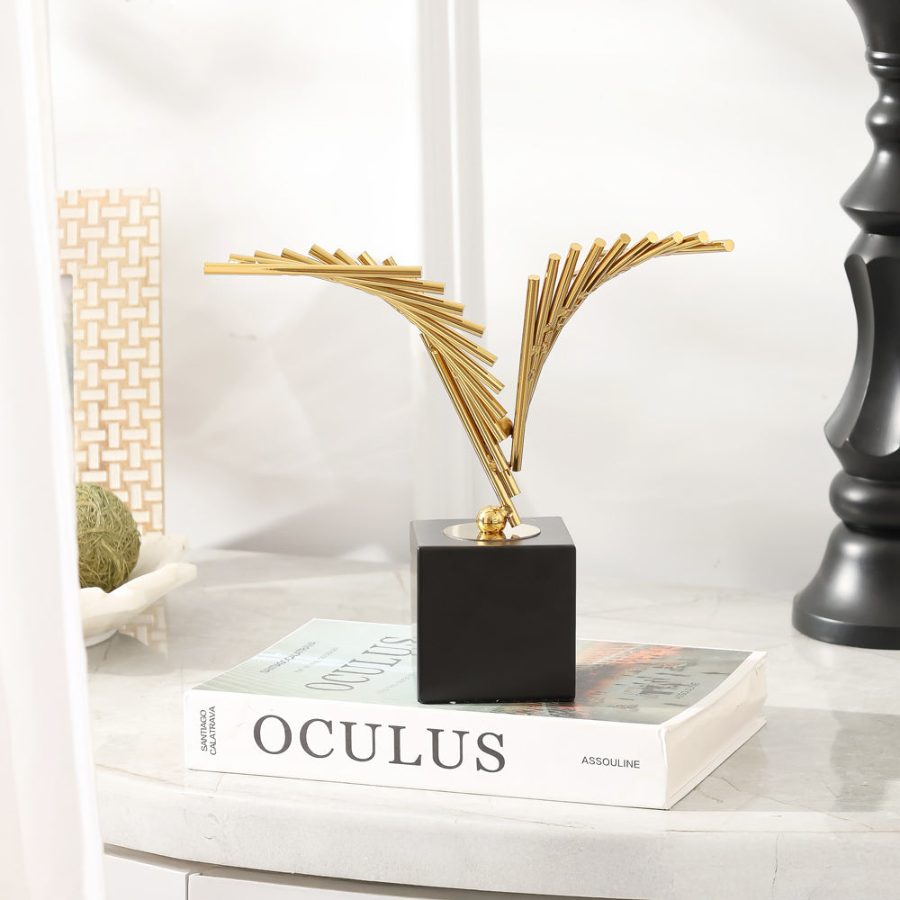 Glide Decorative Sculpture - Gold