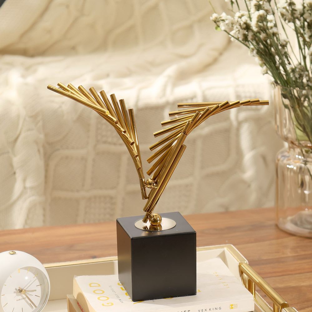 Glide Decorative Sculpture - Gold