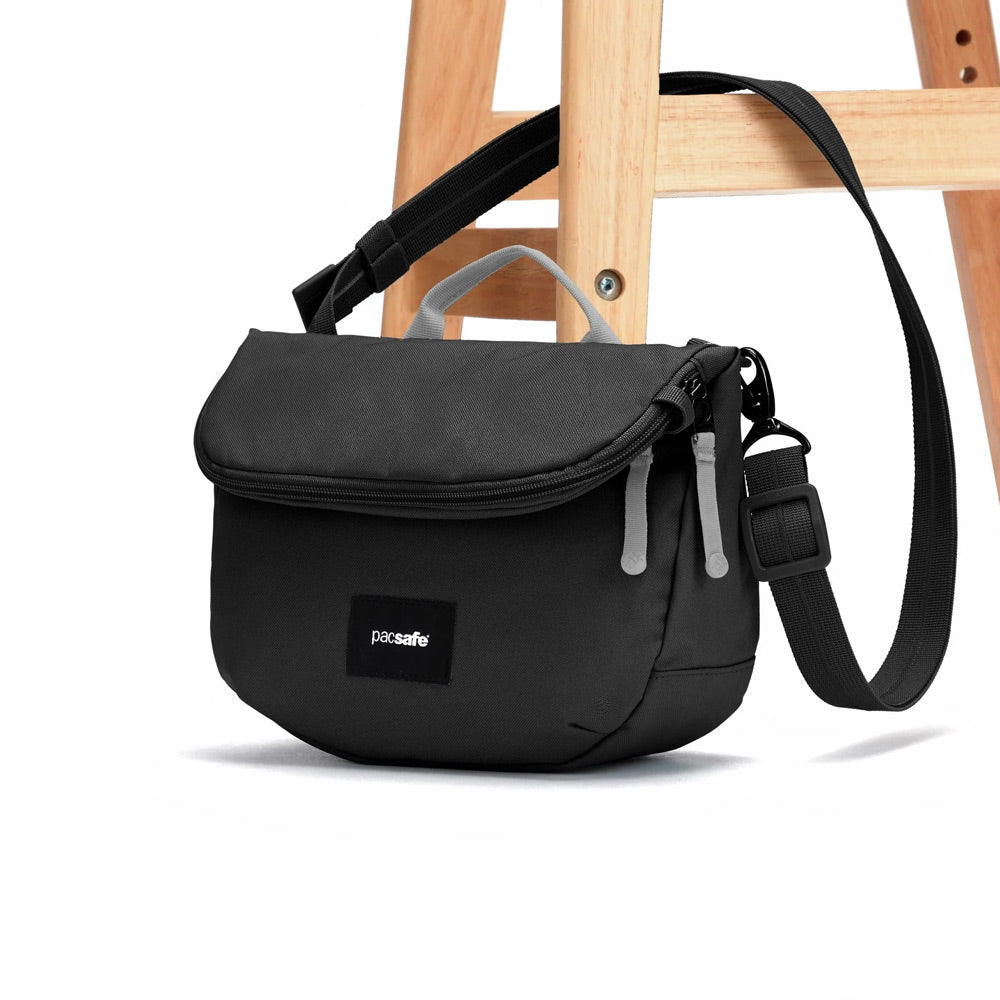 Go Anti-Theft Saddle Crossbody Bag - Jet Black