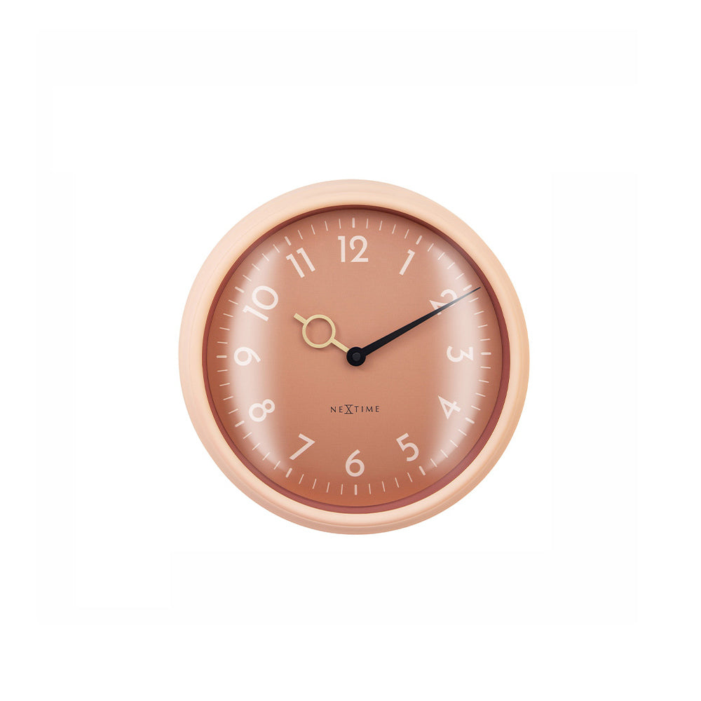 Golden Hour Wall Clock 30cm - Peach