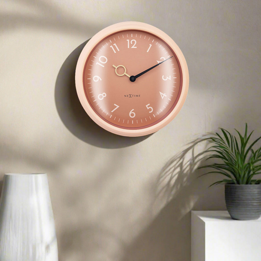 Golden Hour Wall Clock 30cm - Peach