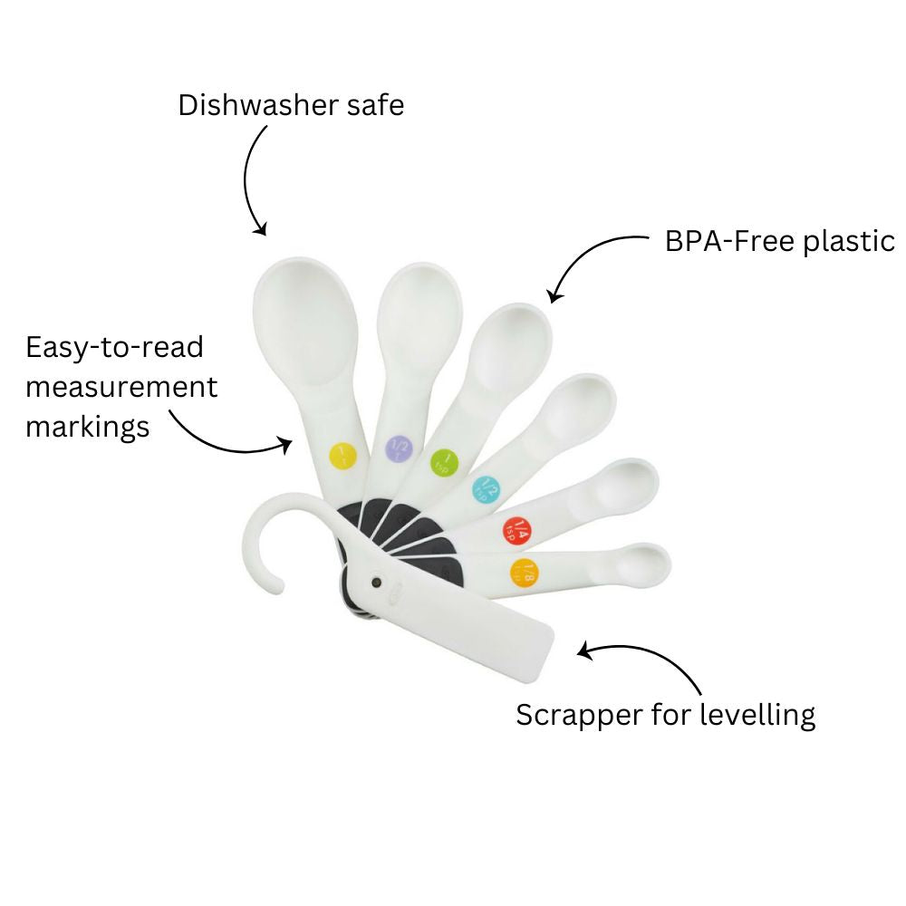 Good Grips 7-Piece Measuring Spoons Set - White
