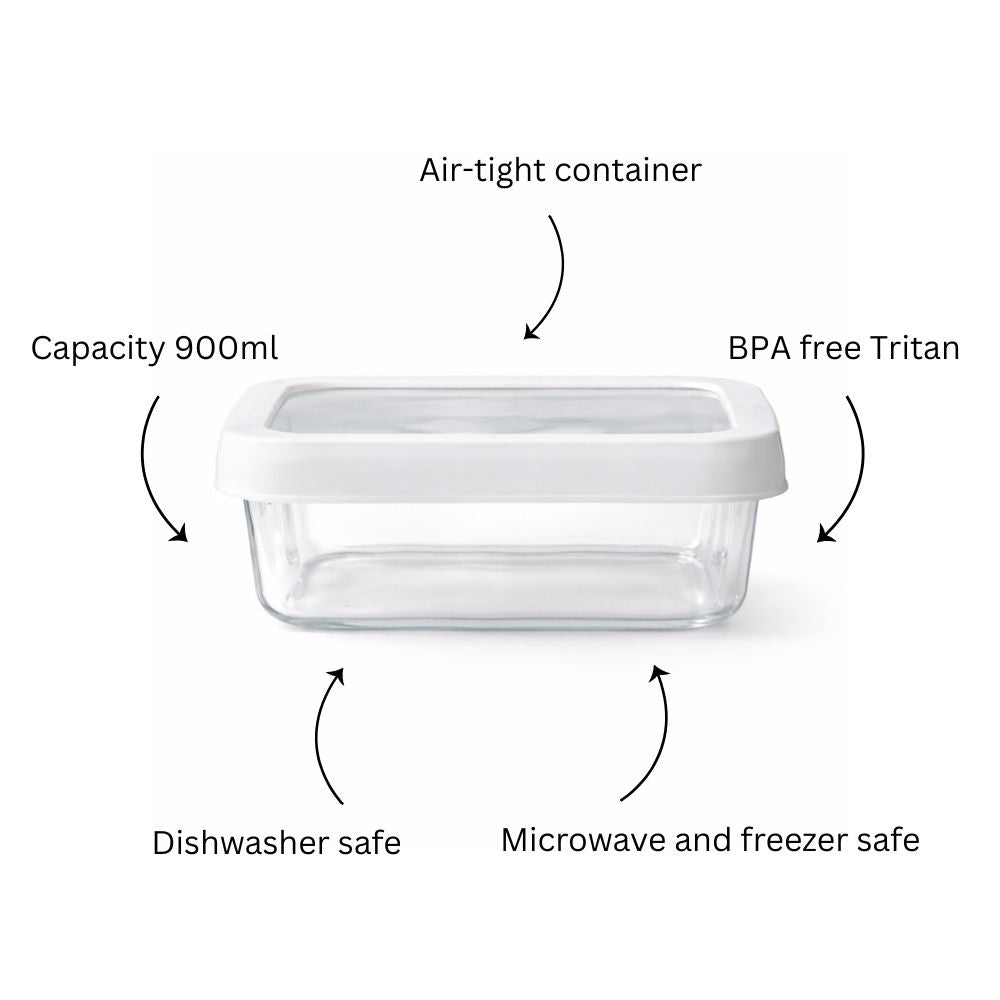 Good Grips Locktop Square Container - 900ml