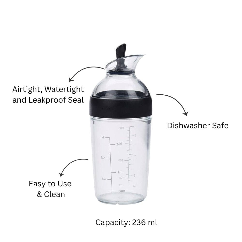 Good Grips Salad Dressing Shaker Small - Black