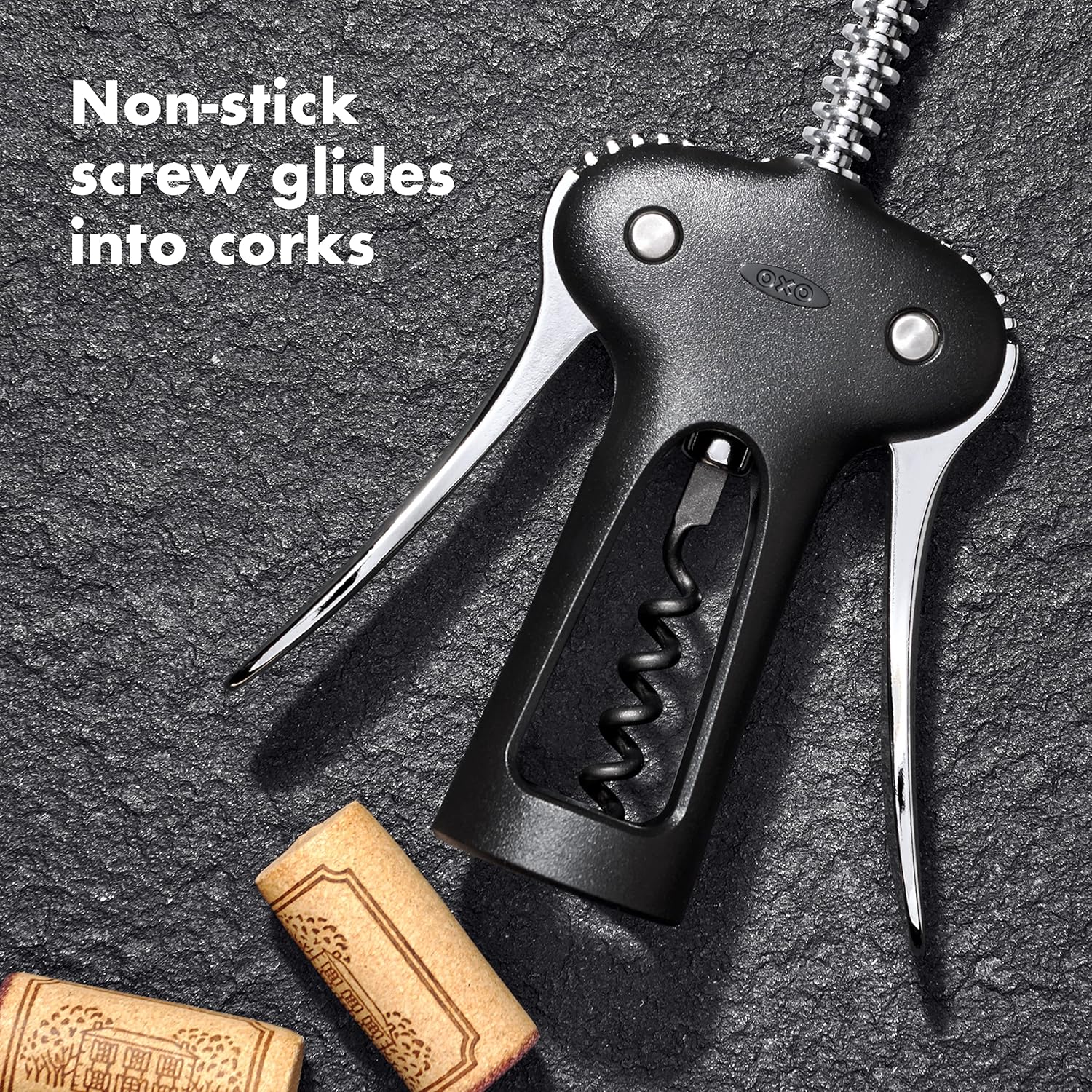 Good Grips Winged Corkscrew with Bottle Opener