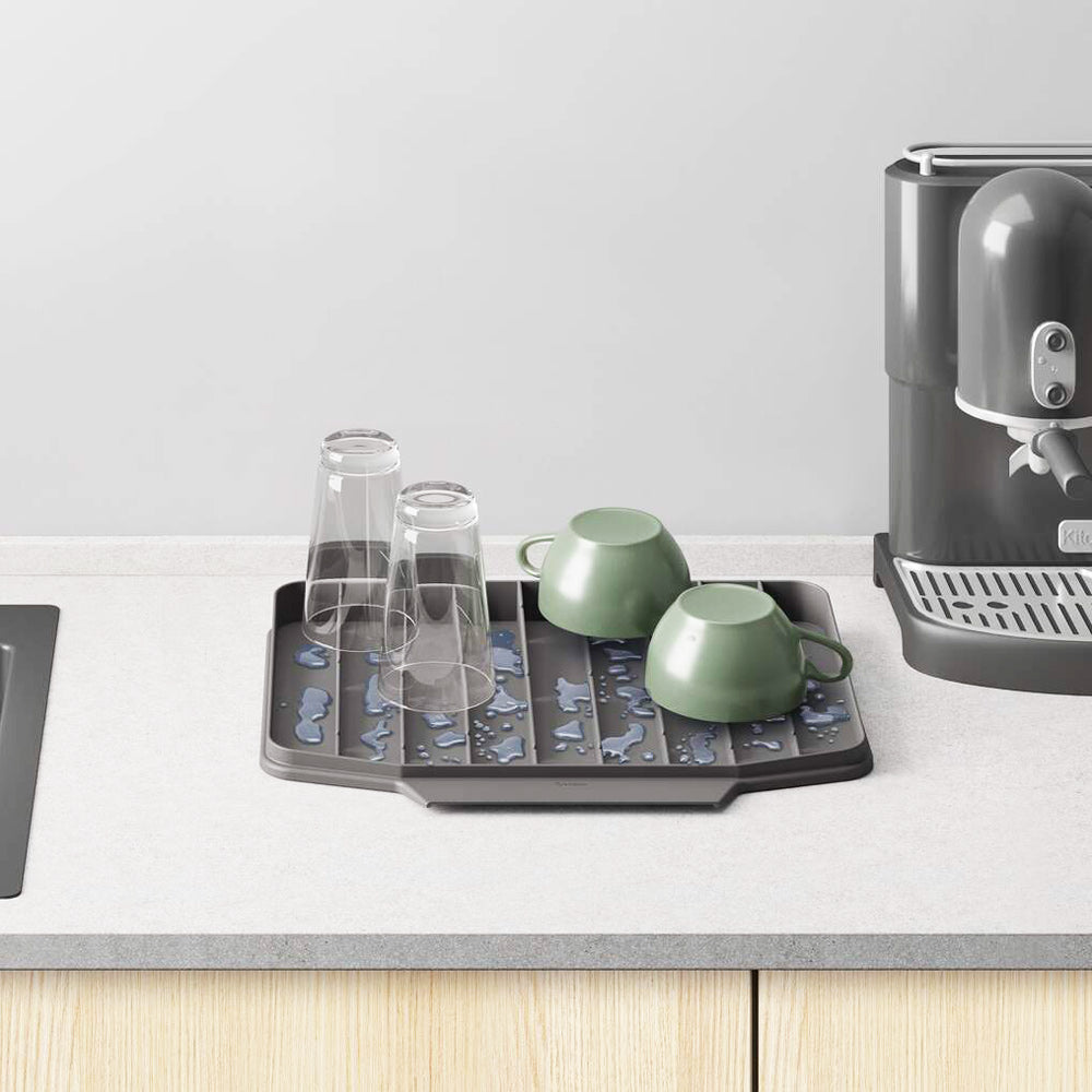 Gravity-Duo 2 in 1 Drying Mat - Dark Grey