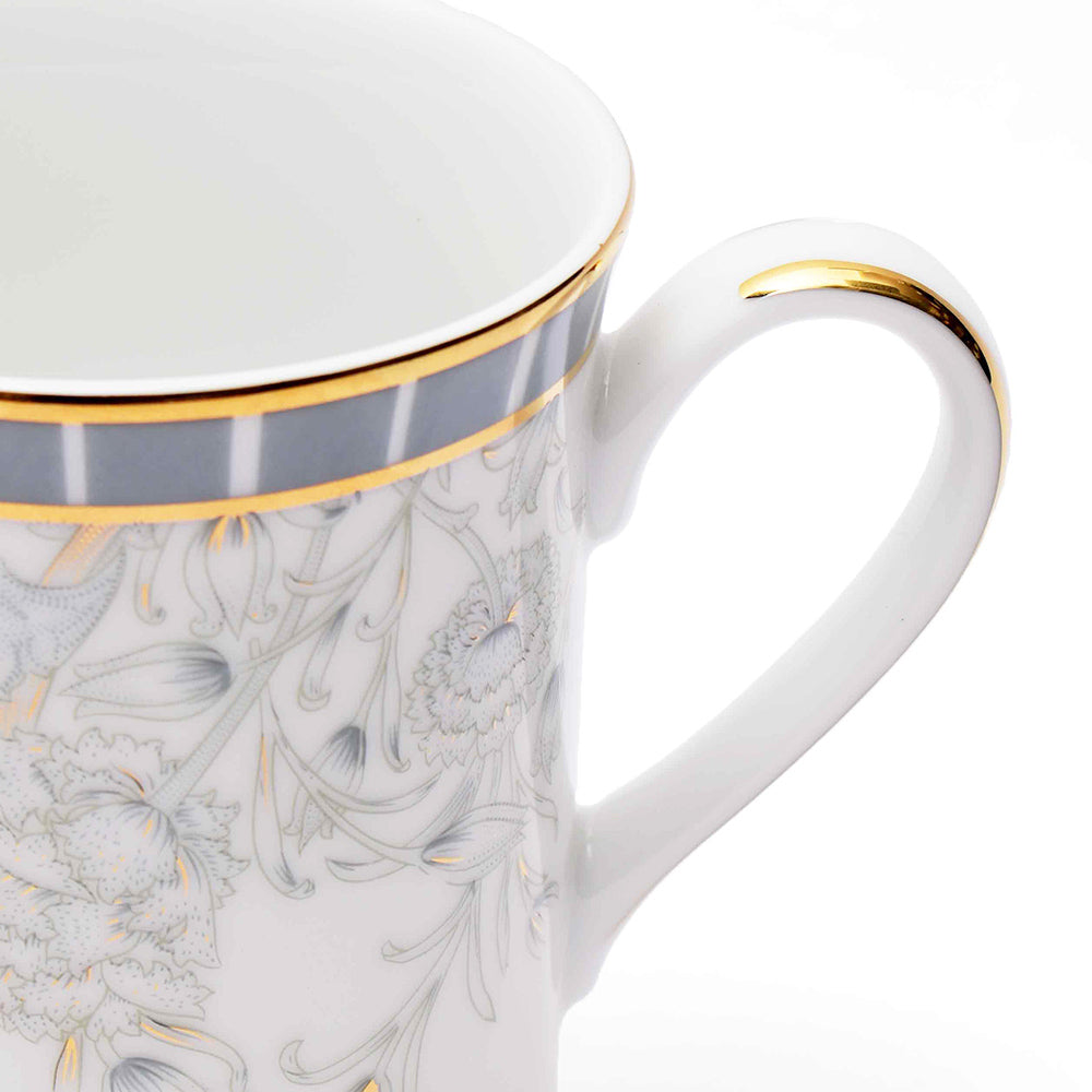 Grey Iris Classic Coffee Mugs, Set of 2