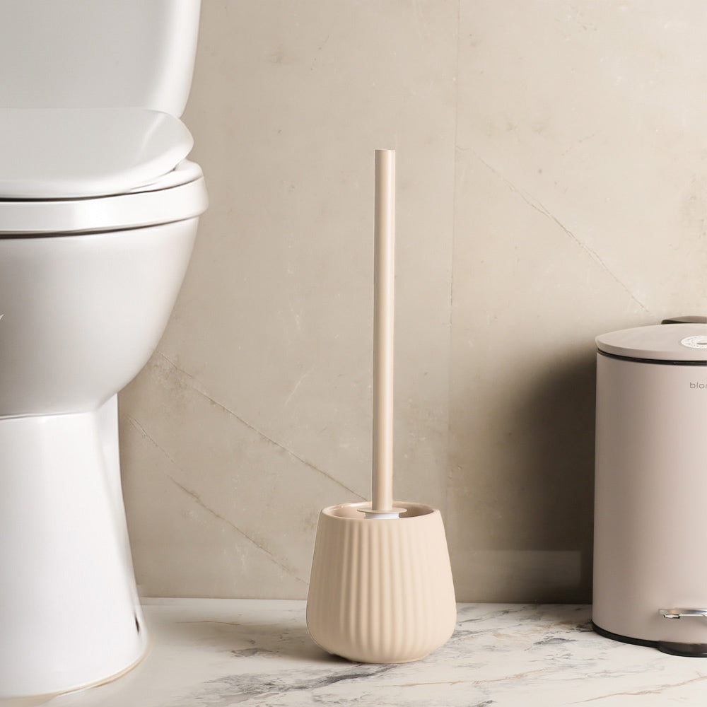 Groove Toilet Brush - Ivory