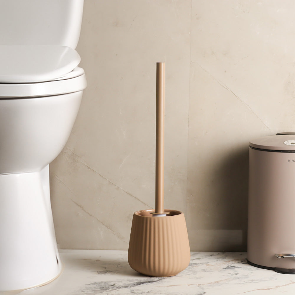 Groove Toilet Brush - Light Brown