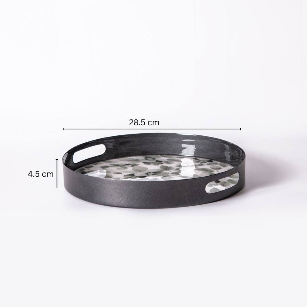 Gunmetal Serving Tray Medium - Periwinkle