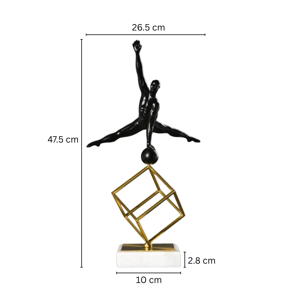 Gymnast Balance Decorative Accent