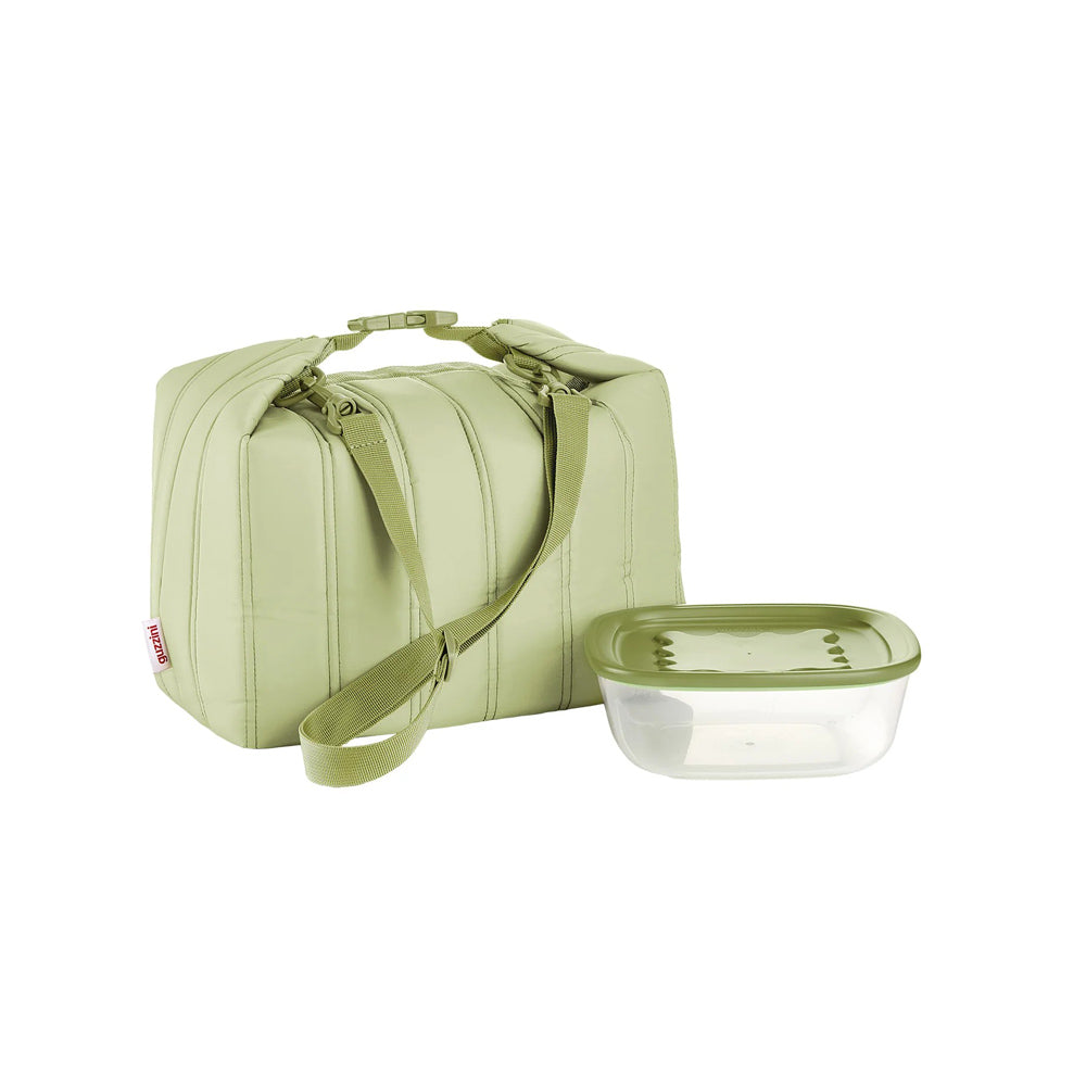 Handy Thermal Bag with Container Large - Green