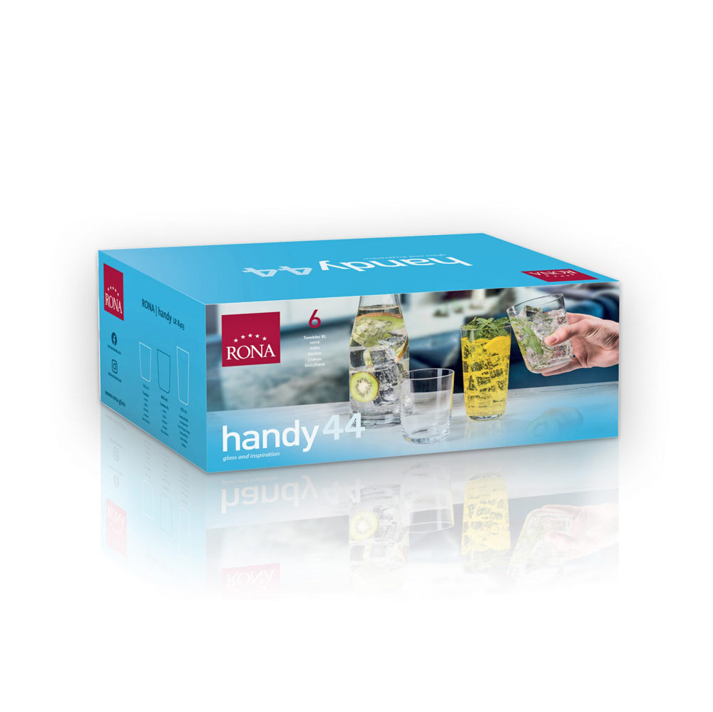 Handy Long Drink Tumblers 450ml, Set of 6