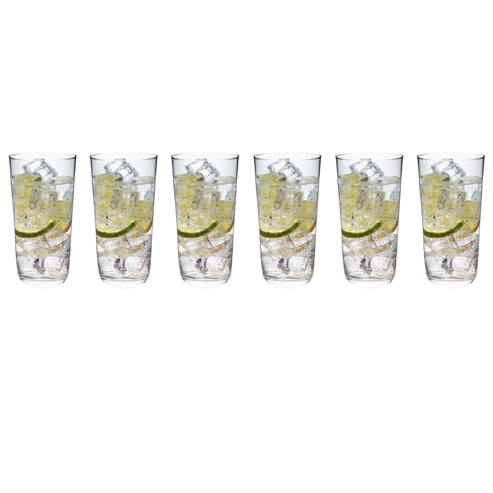 Handy Long Drink Tumblers 450ml, Set of 6