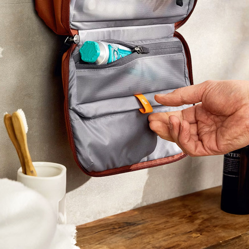 Hanging Toiletry Kit - Clay