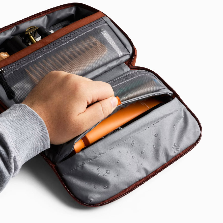 Hanging Toiletry Kit - Clay