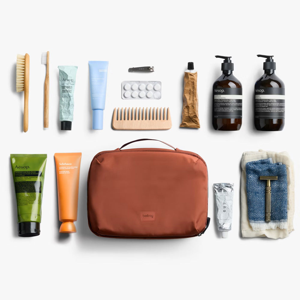 Hanging Toiletry Kit Plus - Clay