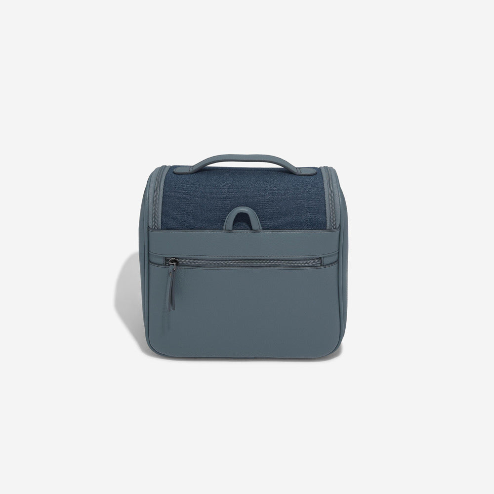 Hanging Travel Washbag Large - Blue Canvas