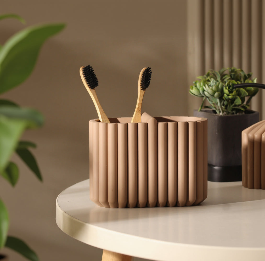 Hanoi Toothbrush Holder - Taupe