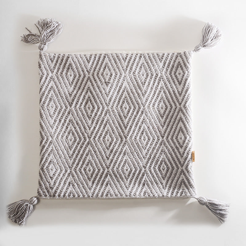 Harlequin Textured Cushion Cover 45x45cm - Grey White