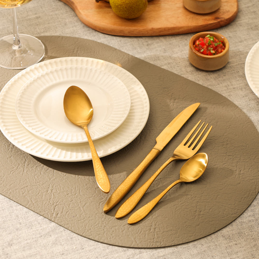 Harlow 24-piece Cutlery Set - Matte Gold