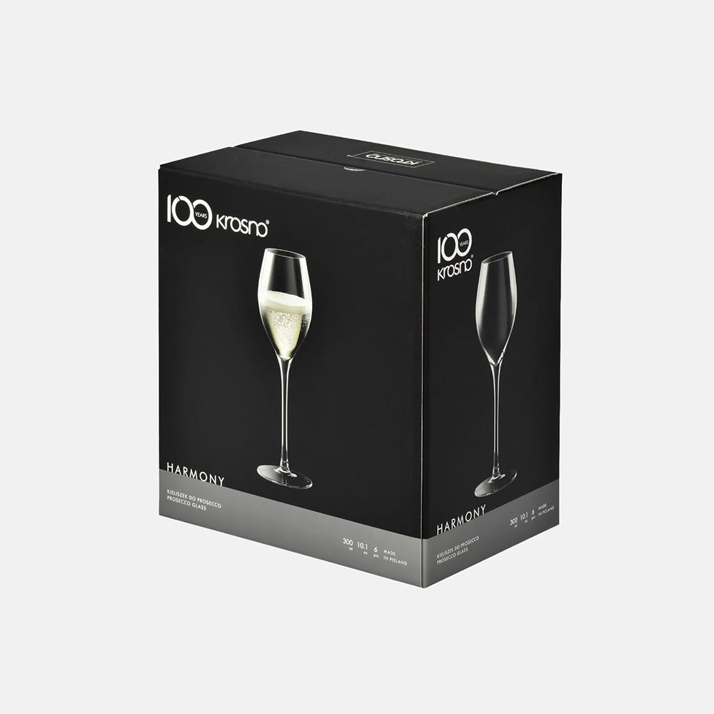 Harmony Prosecco Glasses 300ml, Set of 6